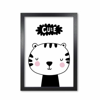Cute scandi tiger modern fine art print