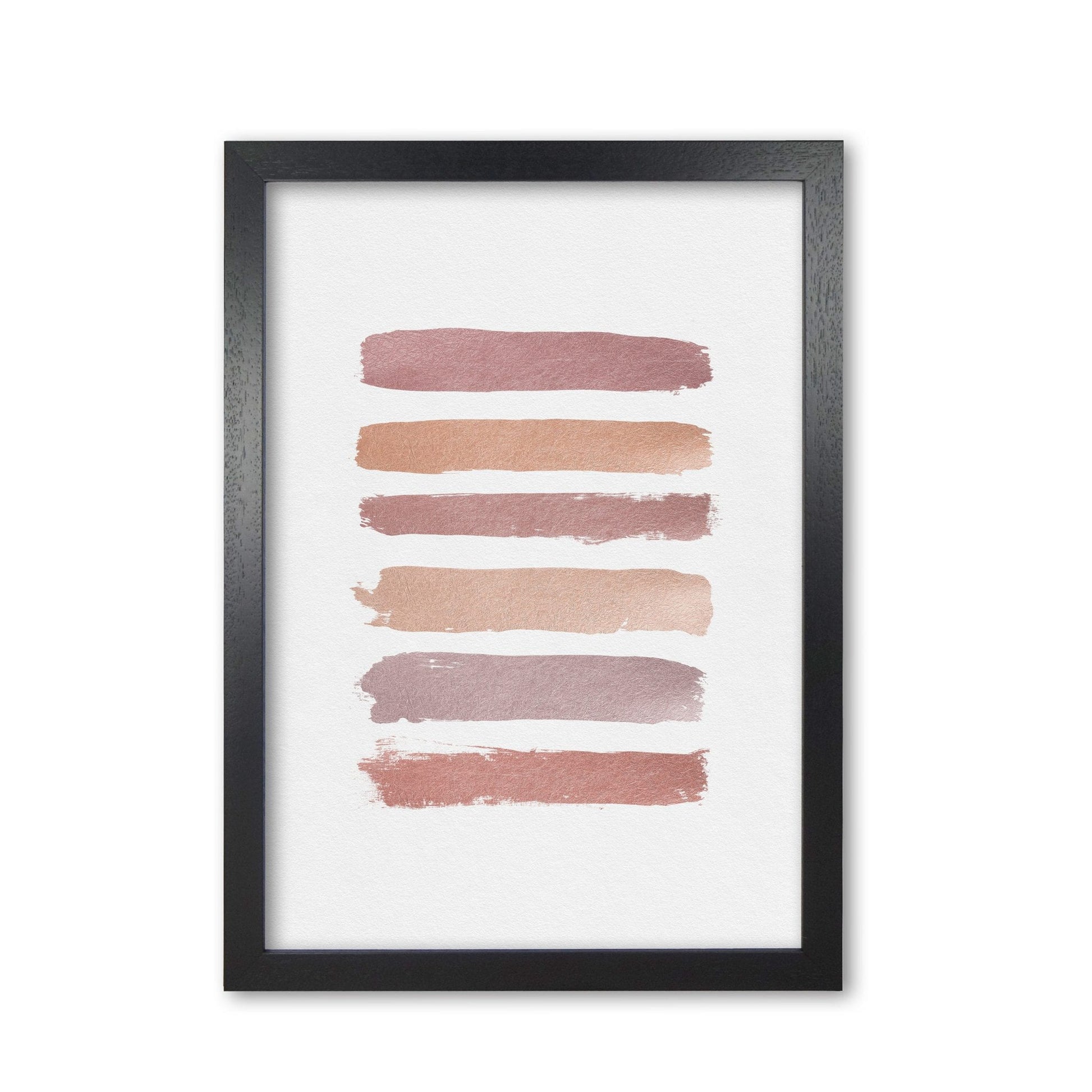 Dusty rose stripes fine art print by orara studio