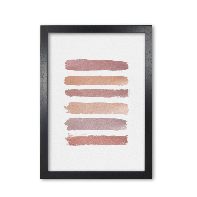 Dusty rose stripes fine art print by orara studio