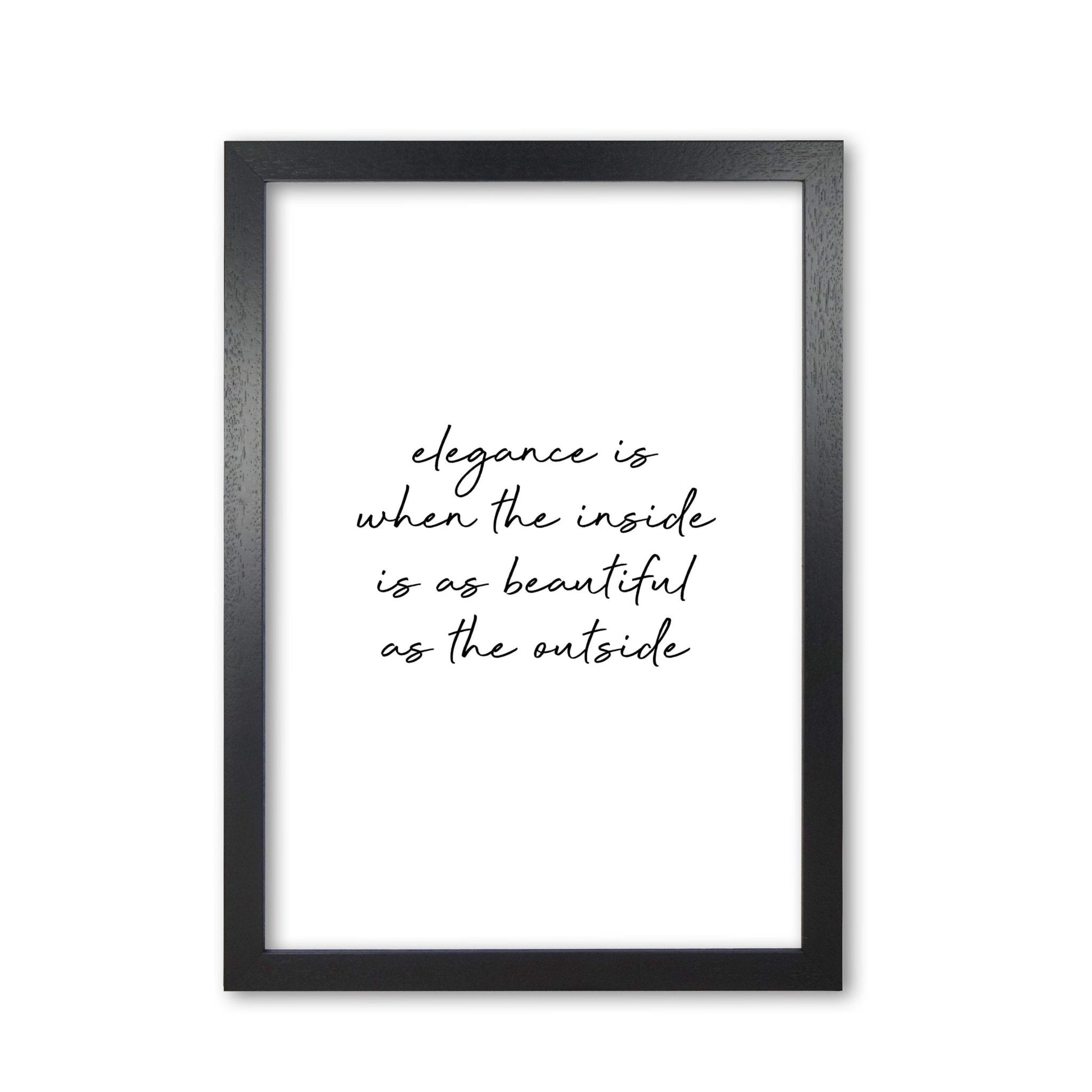 Elegance quote fine art print by orara studio