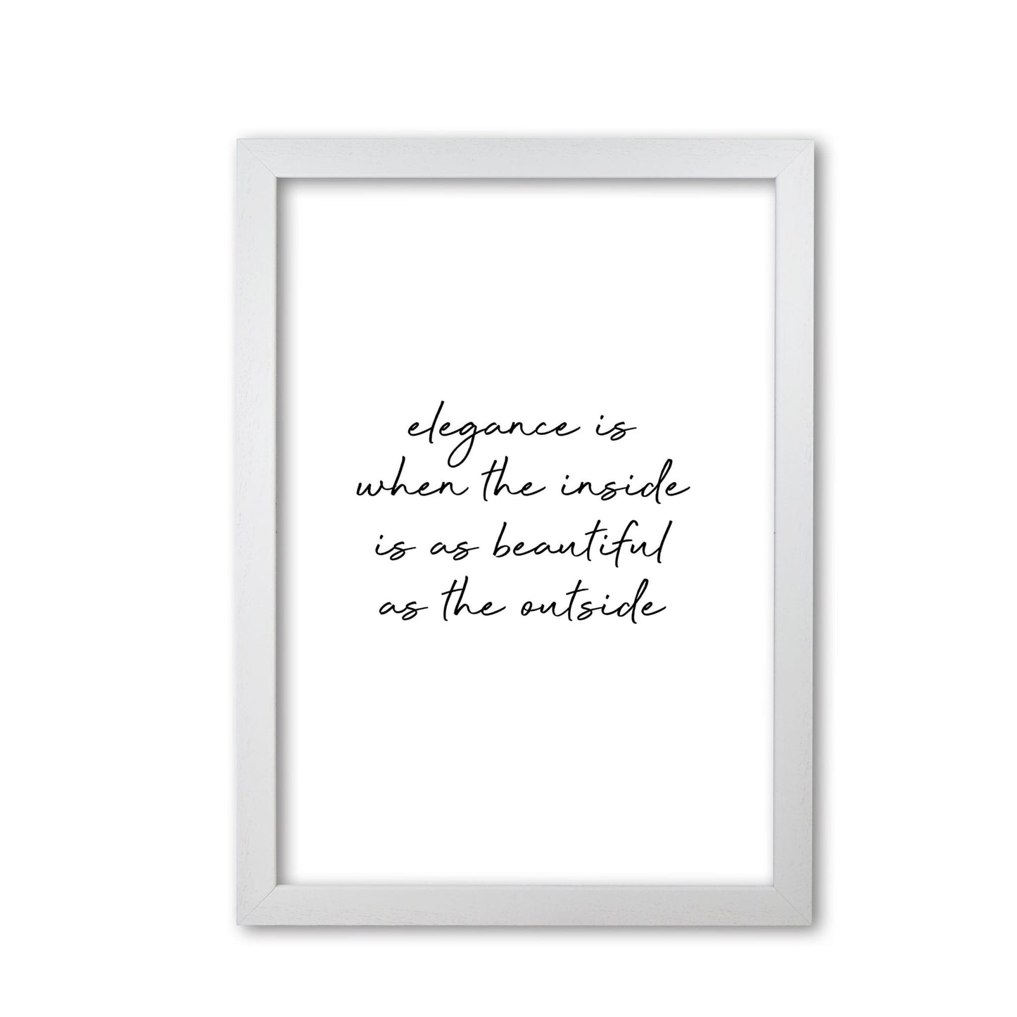 Elegance quote fine art print by orara studio