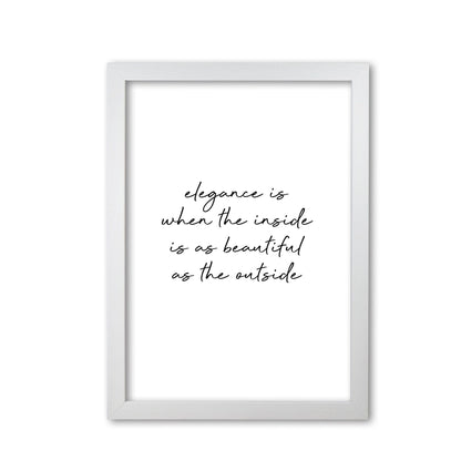 Elegance quote fine art print by orara studio