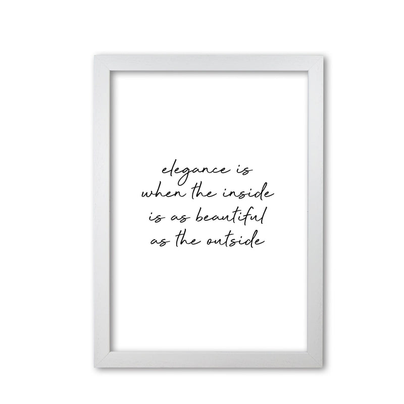 Elegance quote fine art print by orara studio