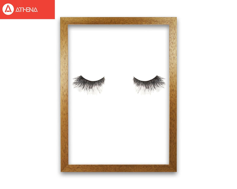 Eyelashes modern fine art print