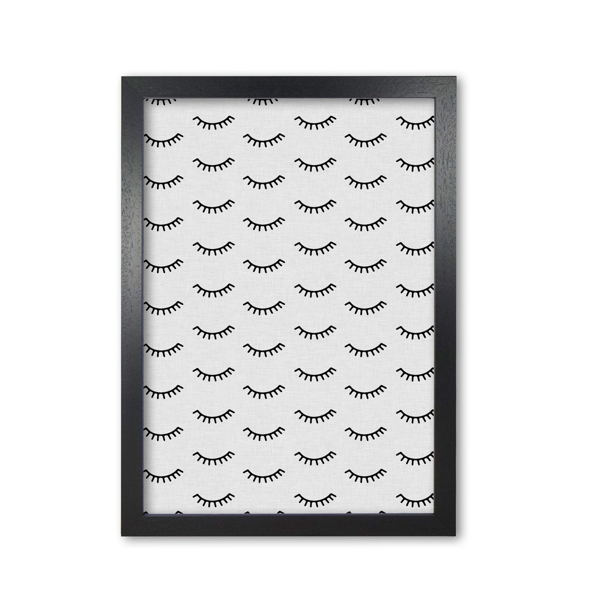 Eyes closed fine art print by orara studio