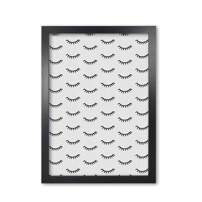 Eyes closed fine art print by orara studio