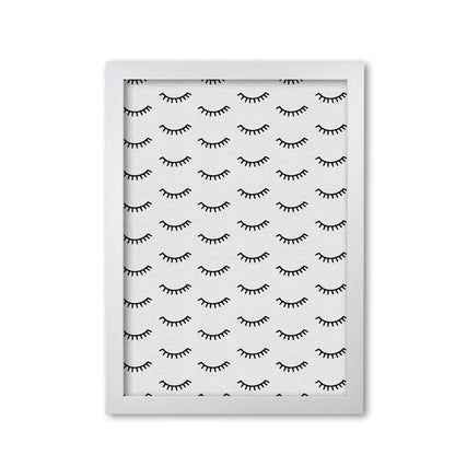 Eyes closed fine art print by orara studio