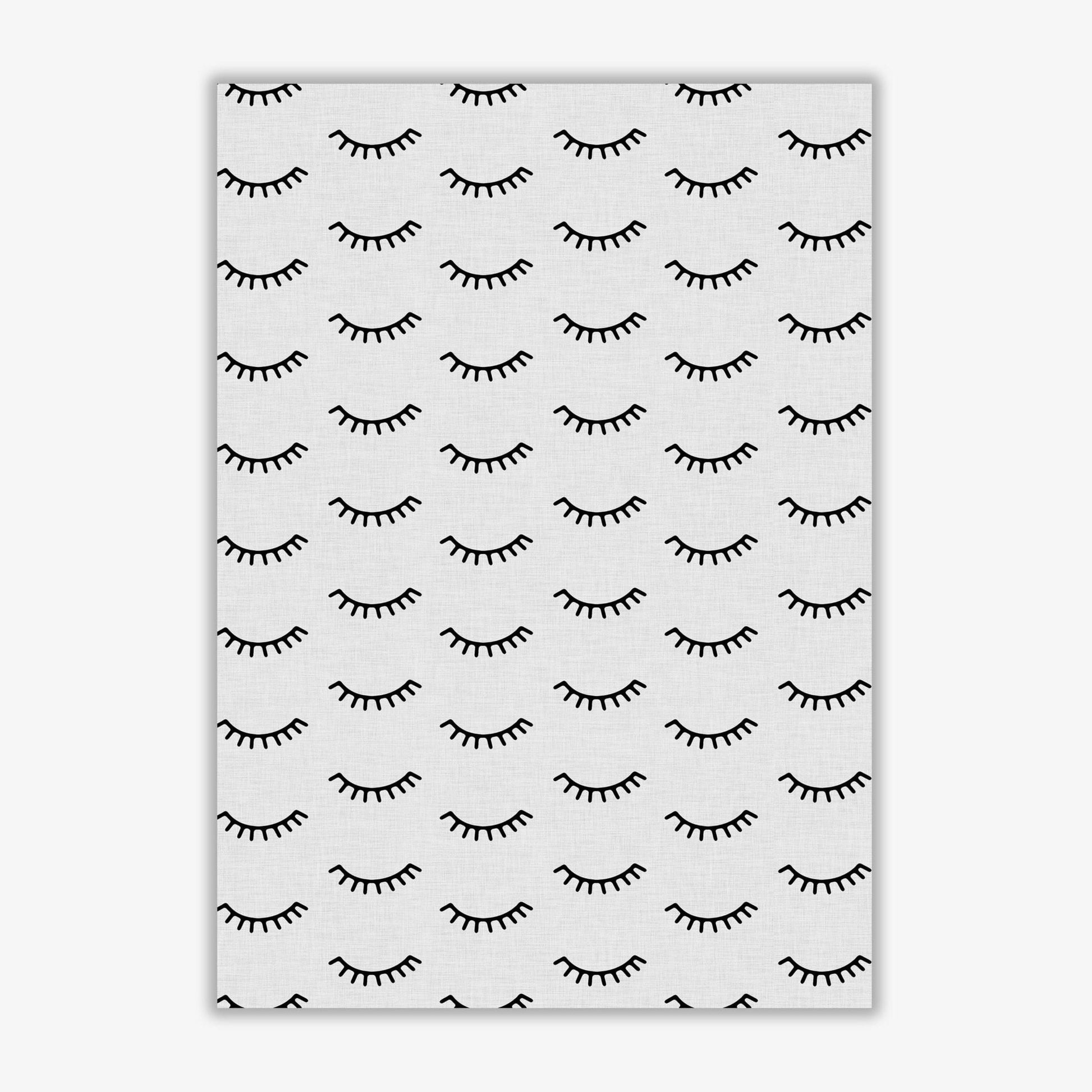 Eyes closed fine art print by orara studio