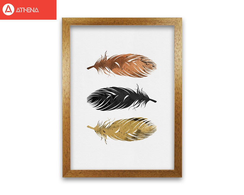 Feathers fine art print by orara studio, framed botanical &
