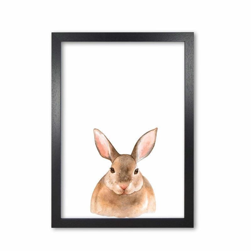 Forest friends, cute bunny modern fine art print