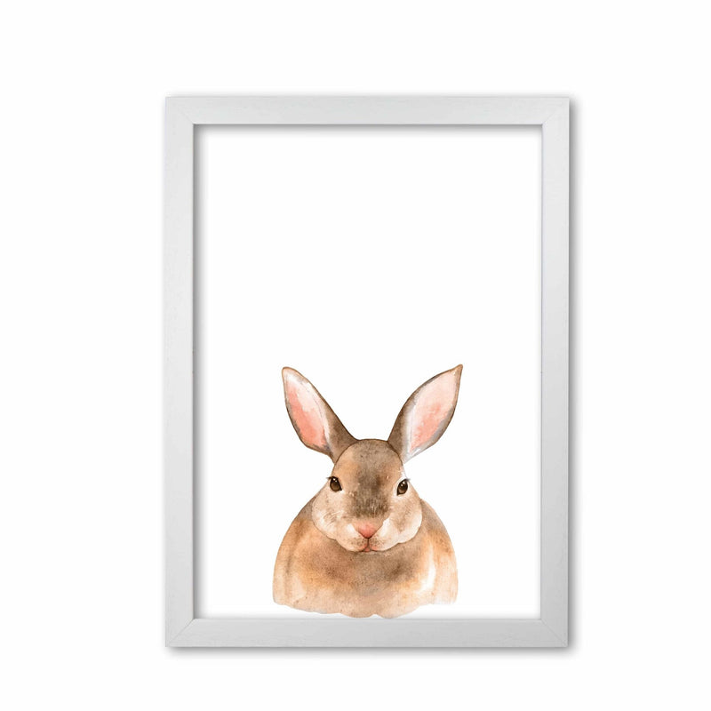 Forest friends, cute bunny modern fine art print