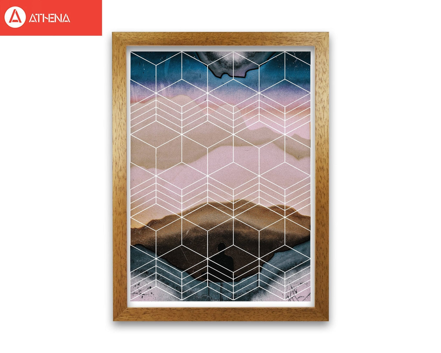 Geometric abstract modern fine art print