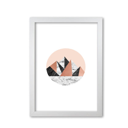 Geometric landscape i fine art print by orara studio