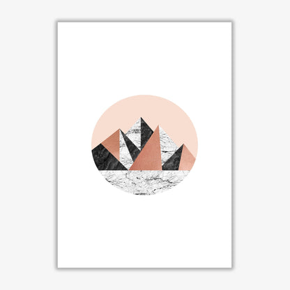 Geometric landscape i fine art print by orara studio