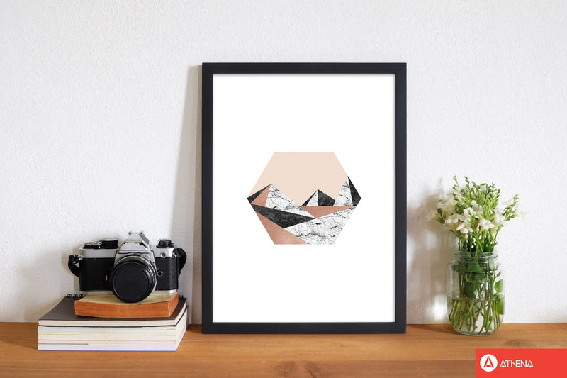 Geometric landscape iii fine art print by orara studio