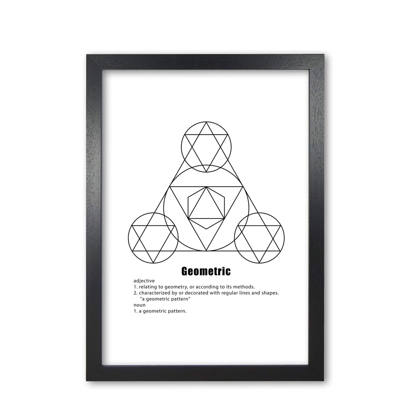 Geometric meaning 1 modern fine art print