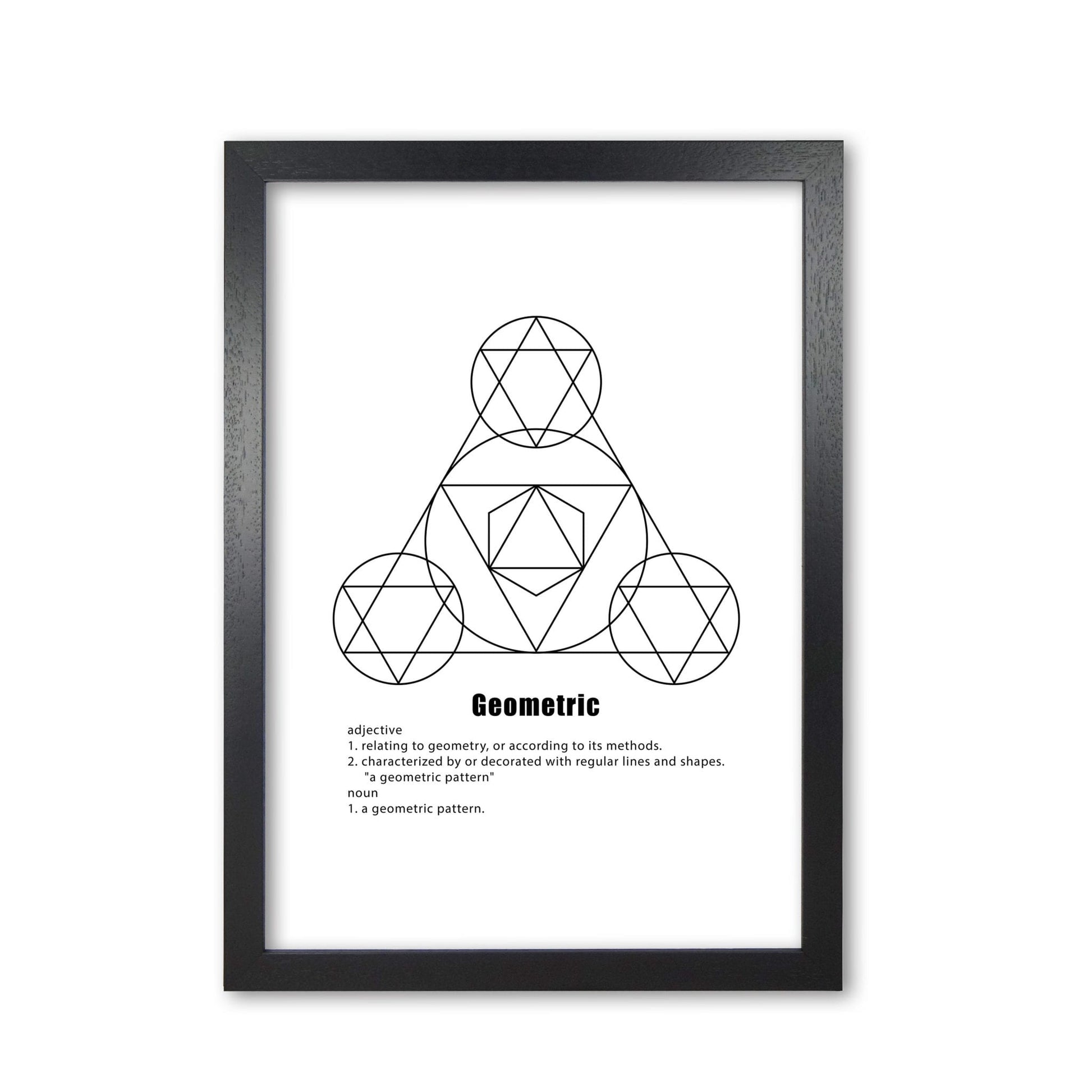 Geometric meaning 1 modern fine art print