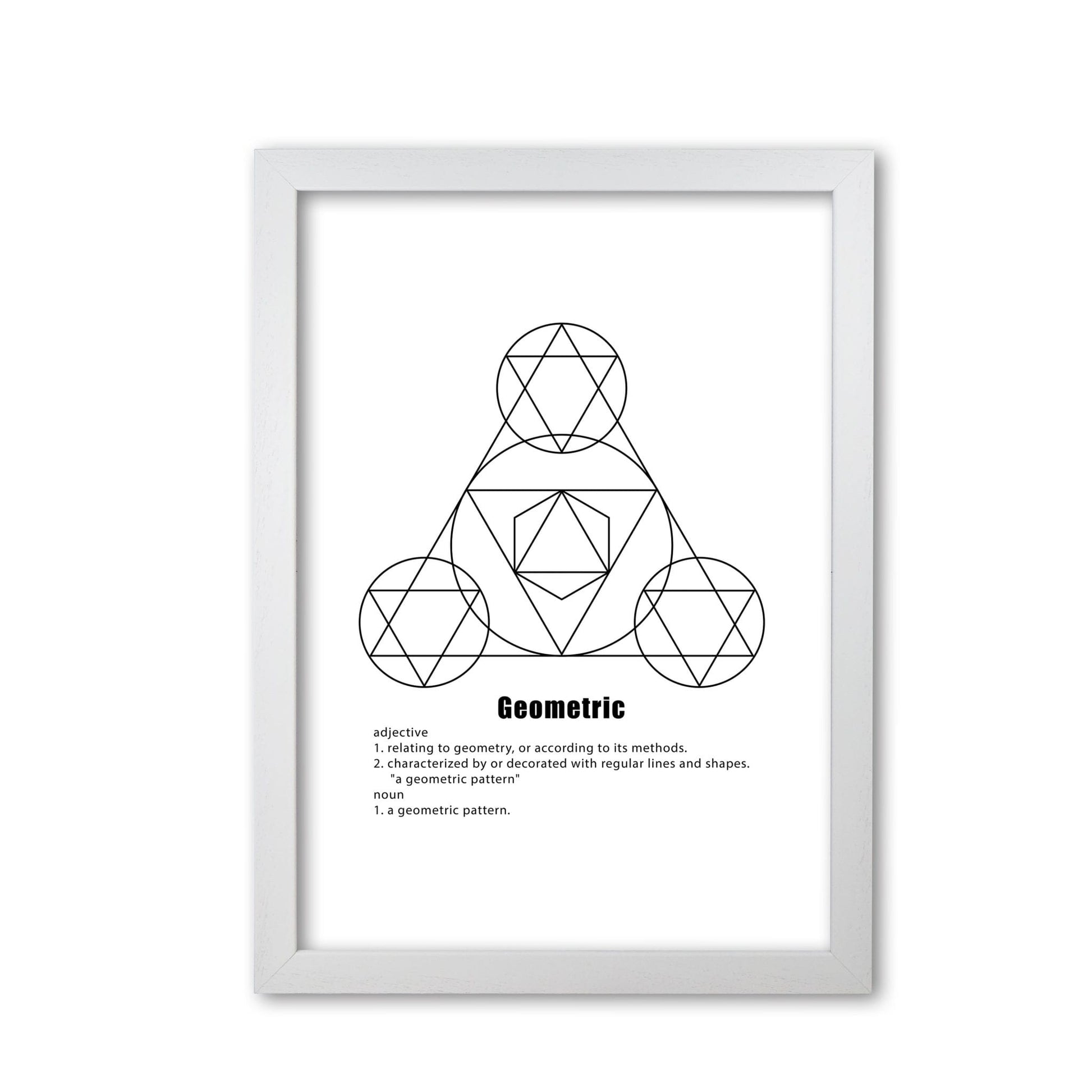 Geometric meaning 1 modern fine art print