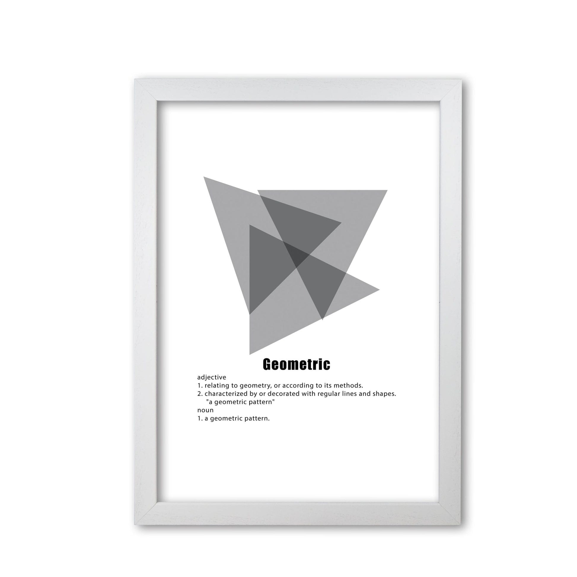 Geometric meaning 5 modern fine art print