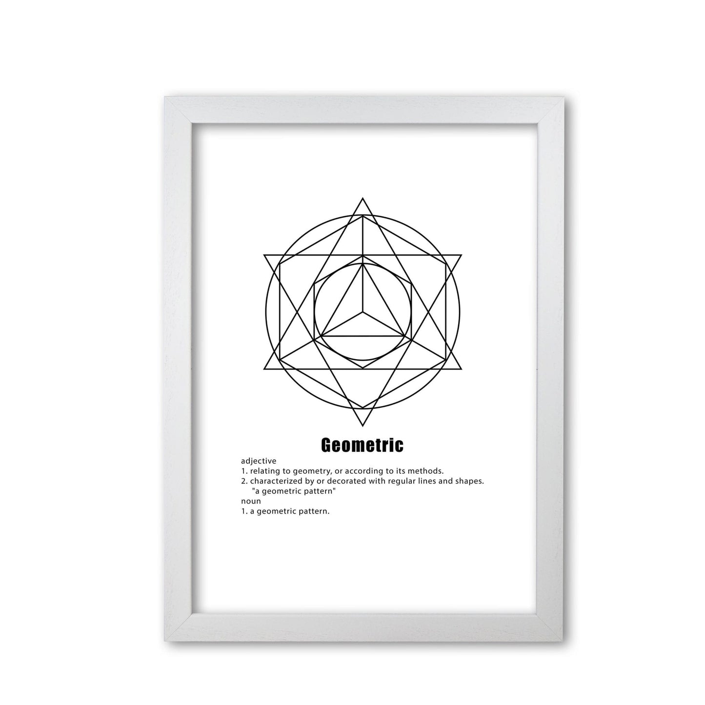 Geometric meaning 6 modern fine art print