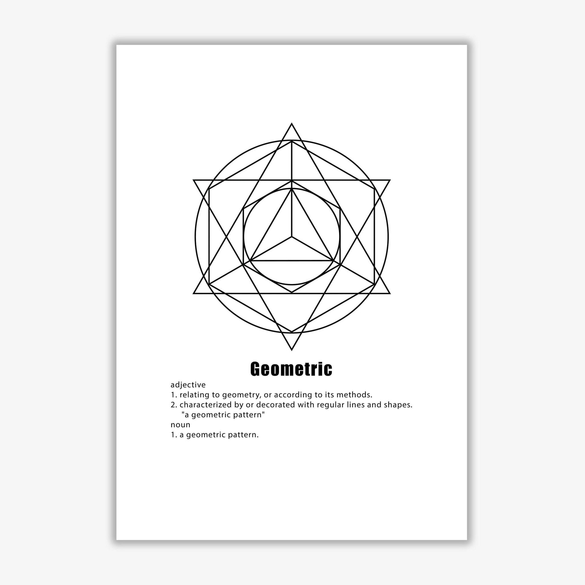 Geometric meaning 6 modern fine art print