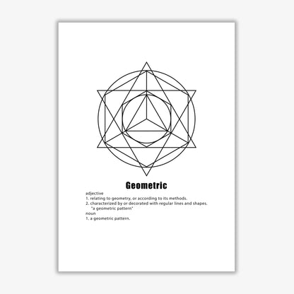 Geometric meaning 6 modern fine art print