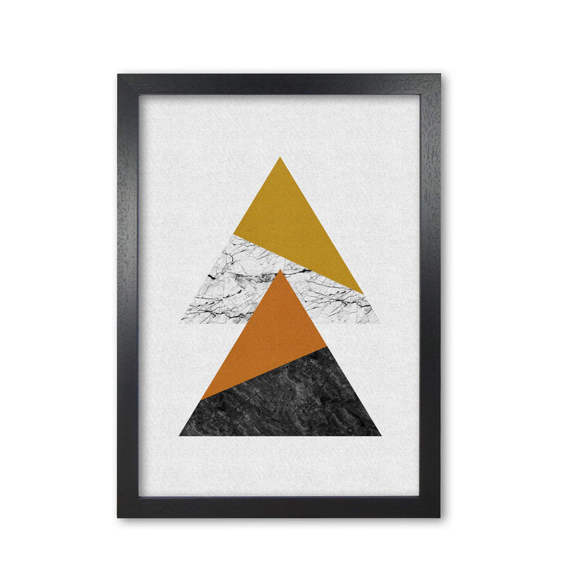 Geometric triangles fine art print by orara studio