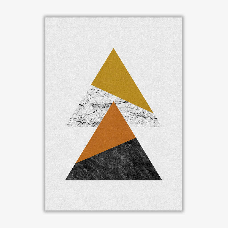 Geometric triangles fine art print by orara studio
