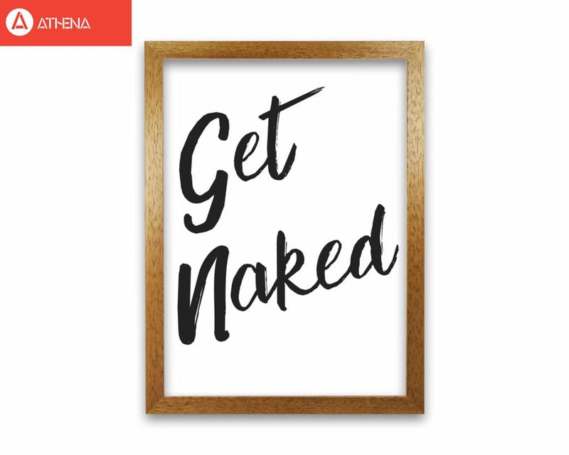 Get naked 2, bathroom modern fine art print, framed bathroom wall art