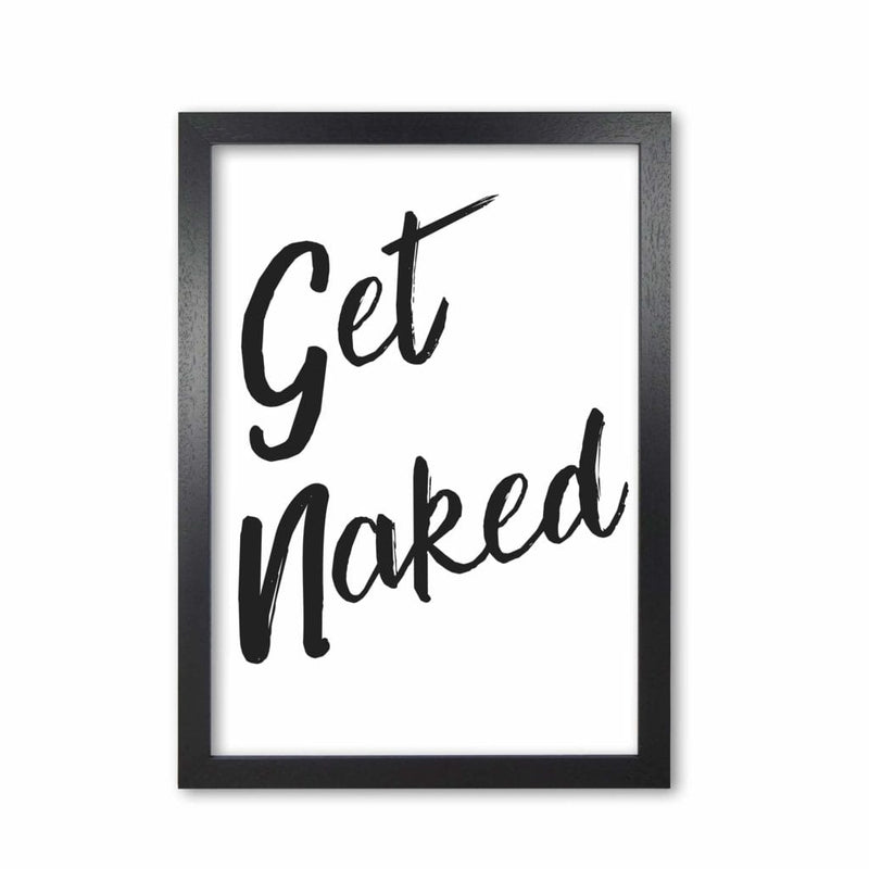 Get naked 2, bathroom modern fine art print, framed bathroom wall art