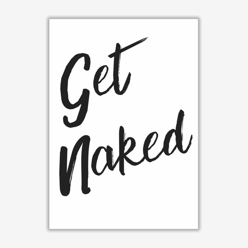 Get naked 2, bathroom modern fine art print, framed bathroom wall art
