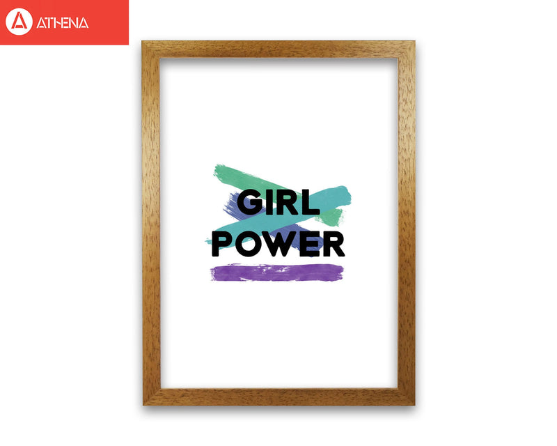 Girl power feminist quote fine art print by orara studio