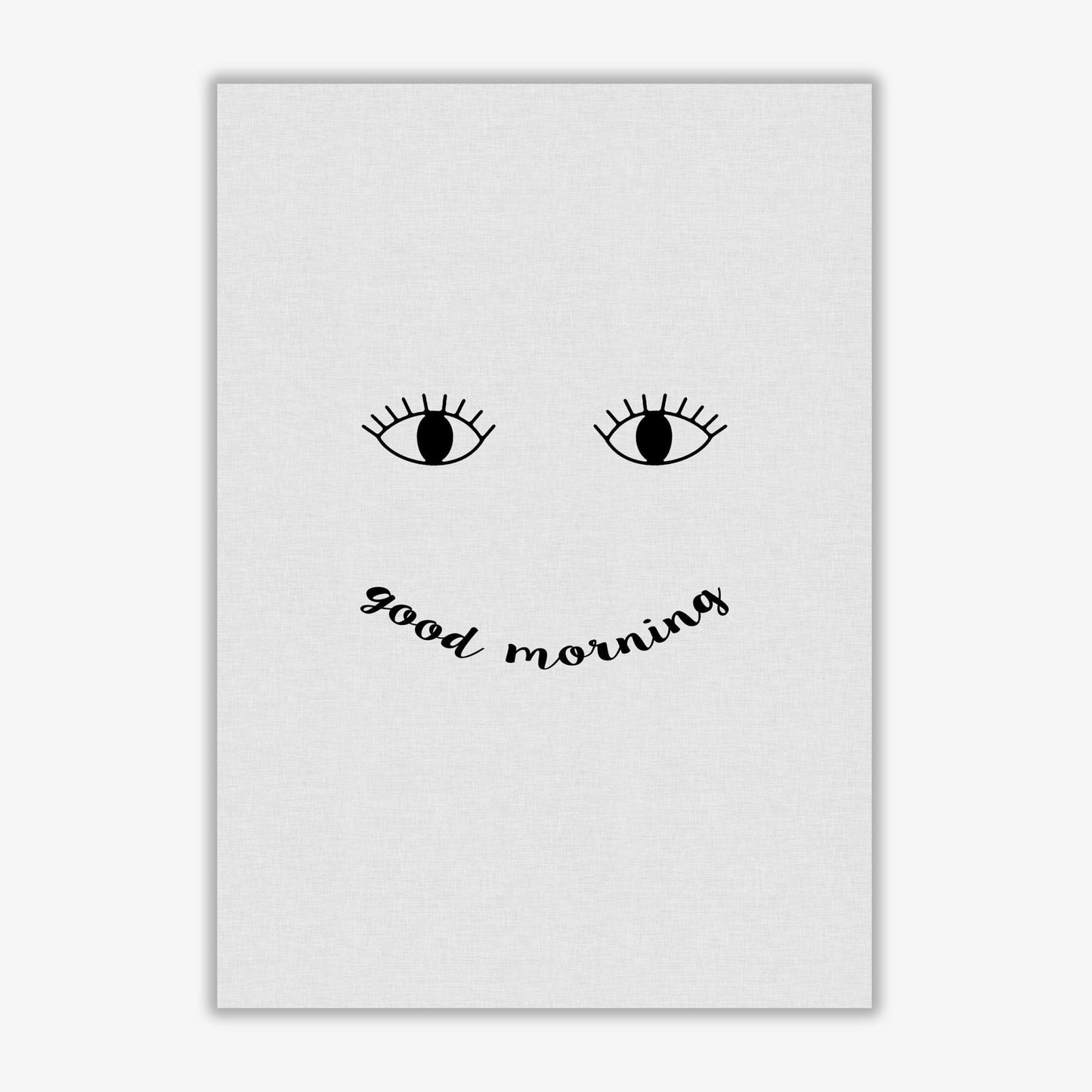 Good morning quote fine art print by orara studio