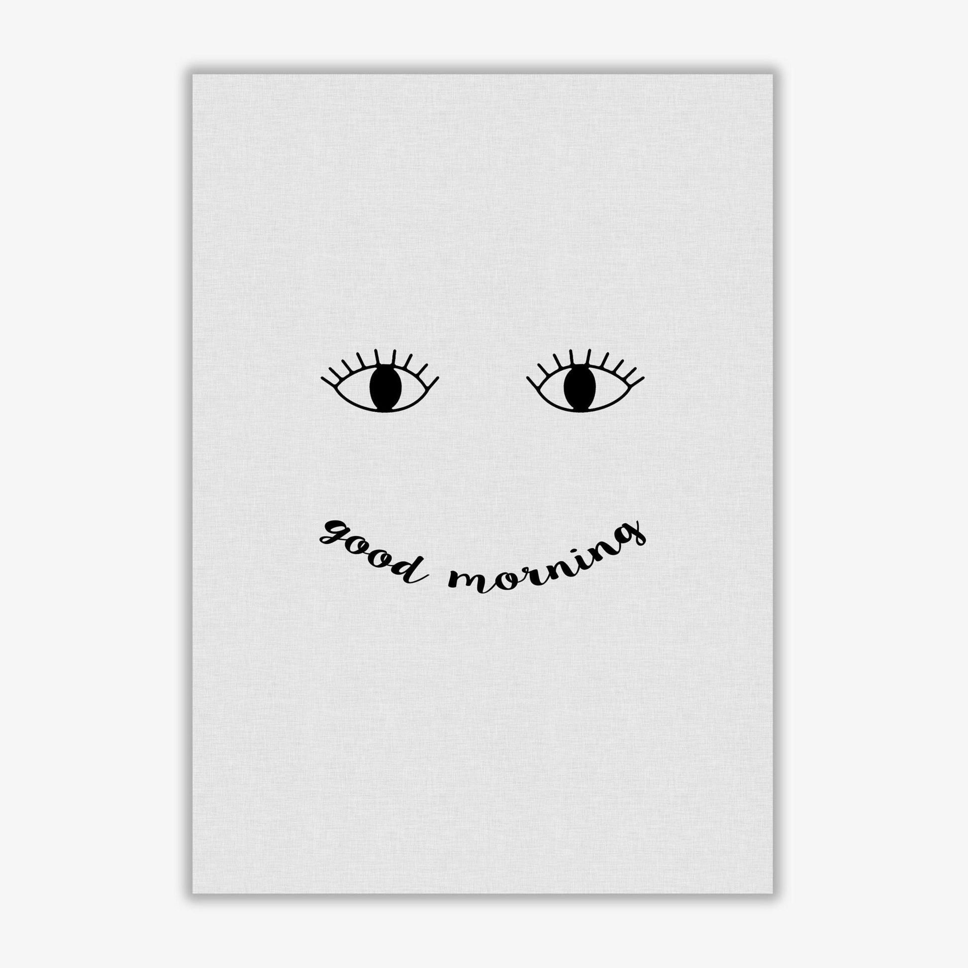 Good morning quote fine art print by orara studio