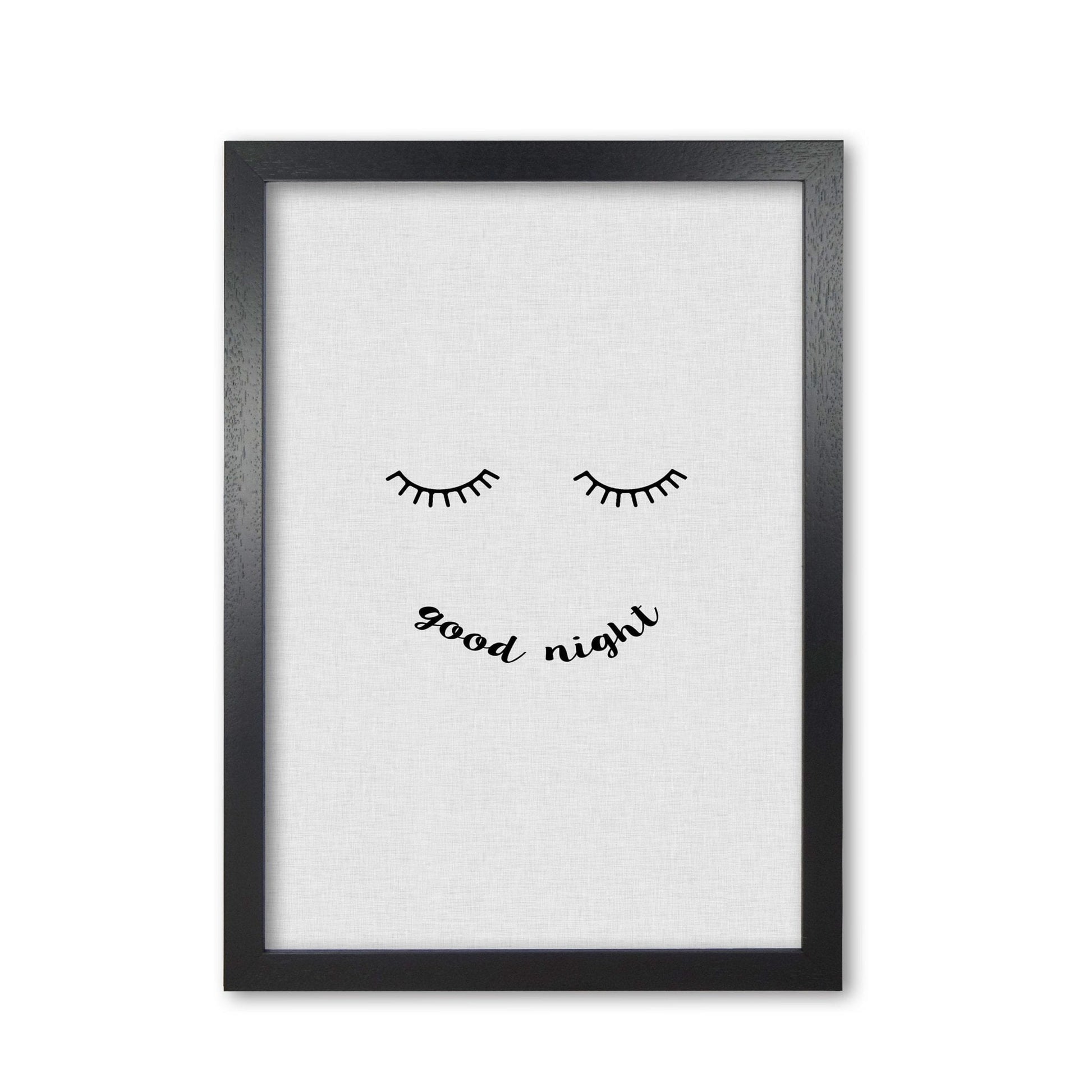 Good night quote fine art print by orara studio