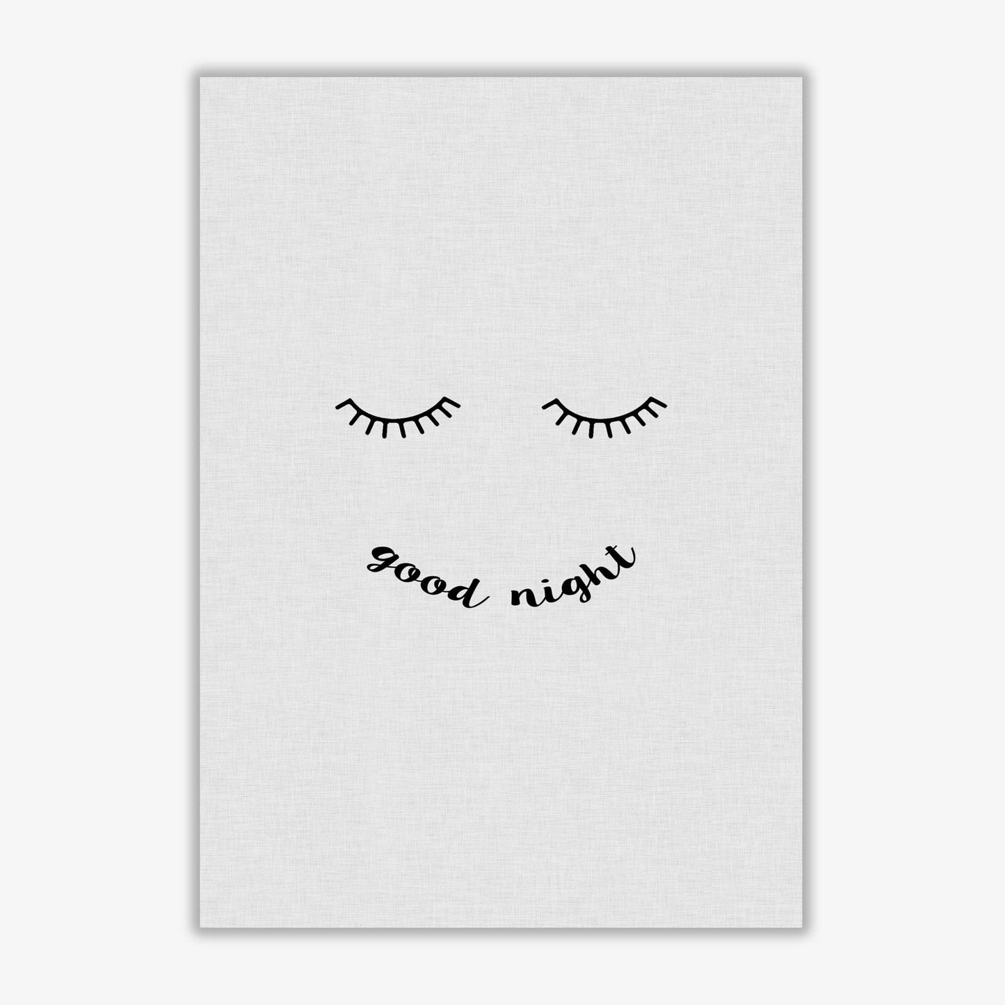 Good night quote fine art print by orara studio