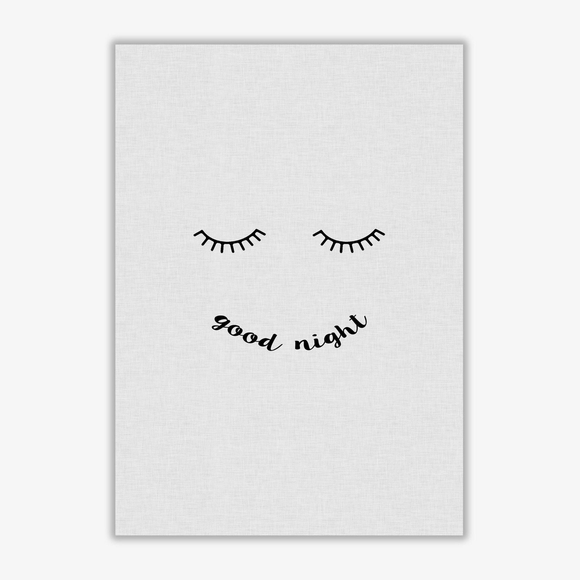 Good night quote fine art print by orara studio