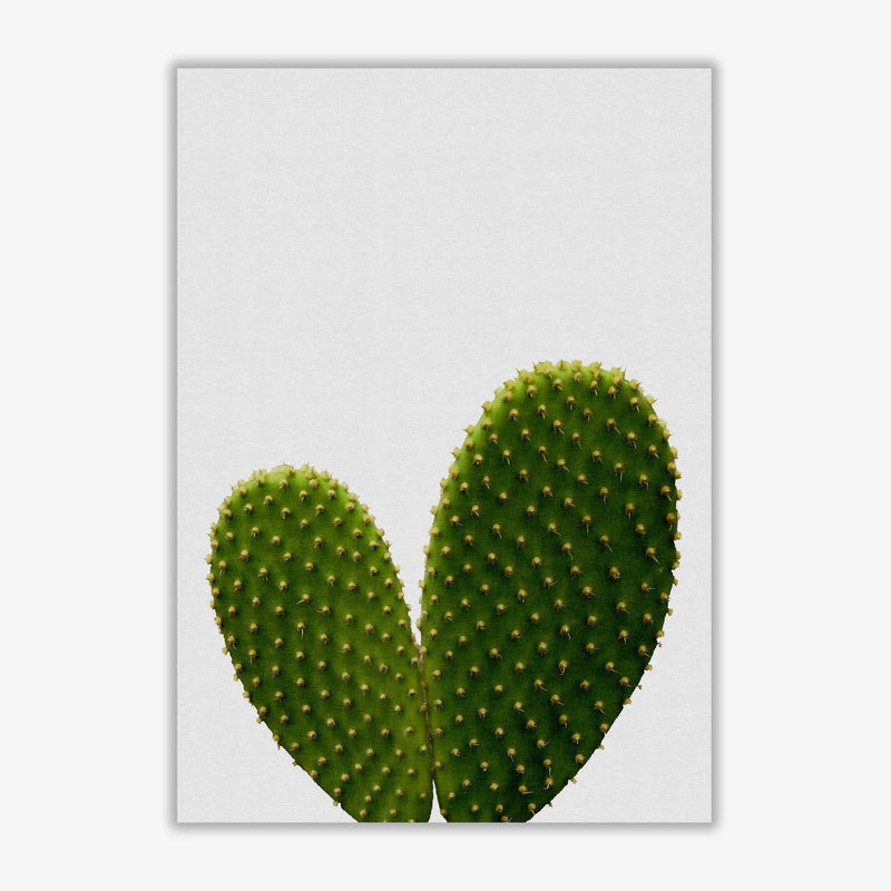 Heart cactus fine art print by orara studio, framed botanical &