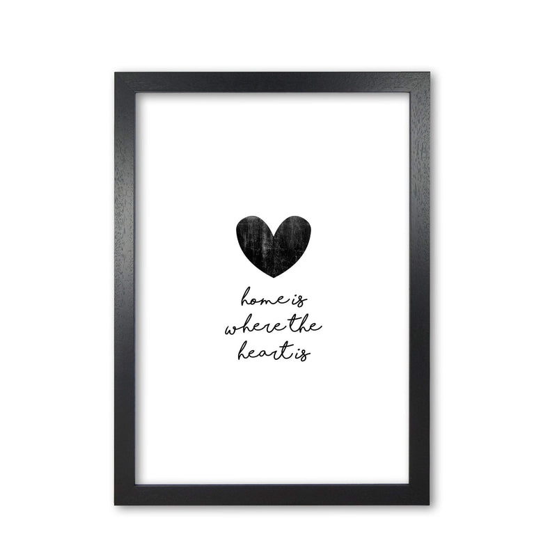 Home is where the heart is fine art print by orara studio
