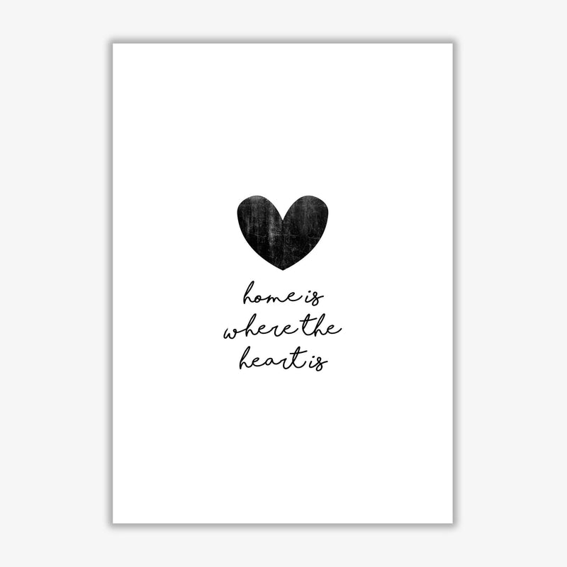 Home is where the heart is fine art print by orara studio