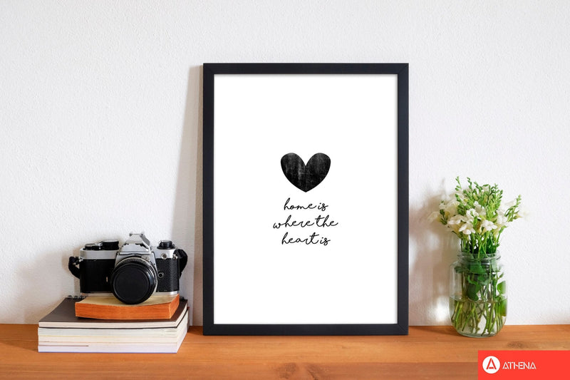 Home is where the heart is fine art print by orara studio
