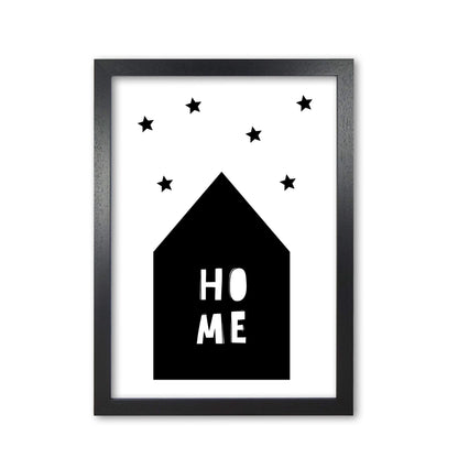 Home scandi modern fine art print, framed typography wall art