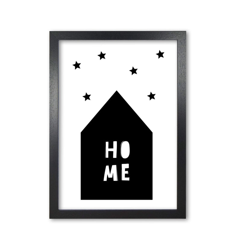 Home scandi modern fine art print, framed typography wall art
