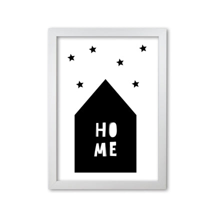 Home scandi modern fine art print, framed typography wall art