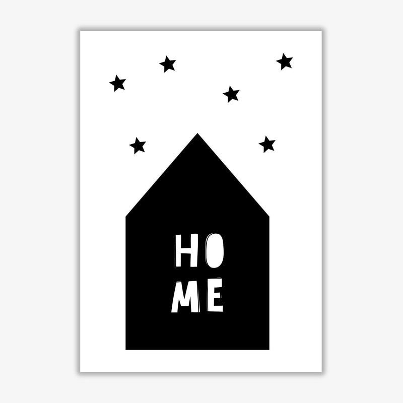 Home scandi modern fine art print, framed typography wall art