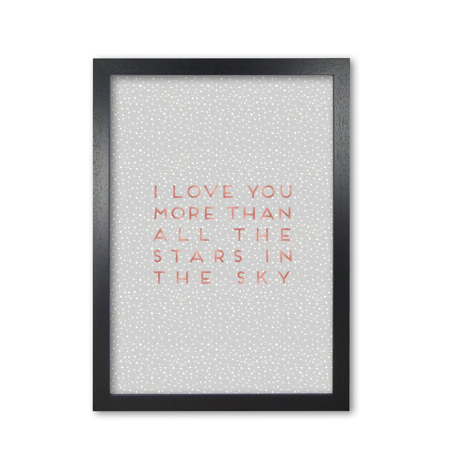 I love you quote fine art print by orara studio