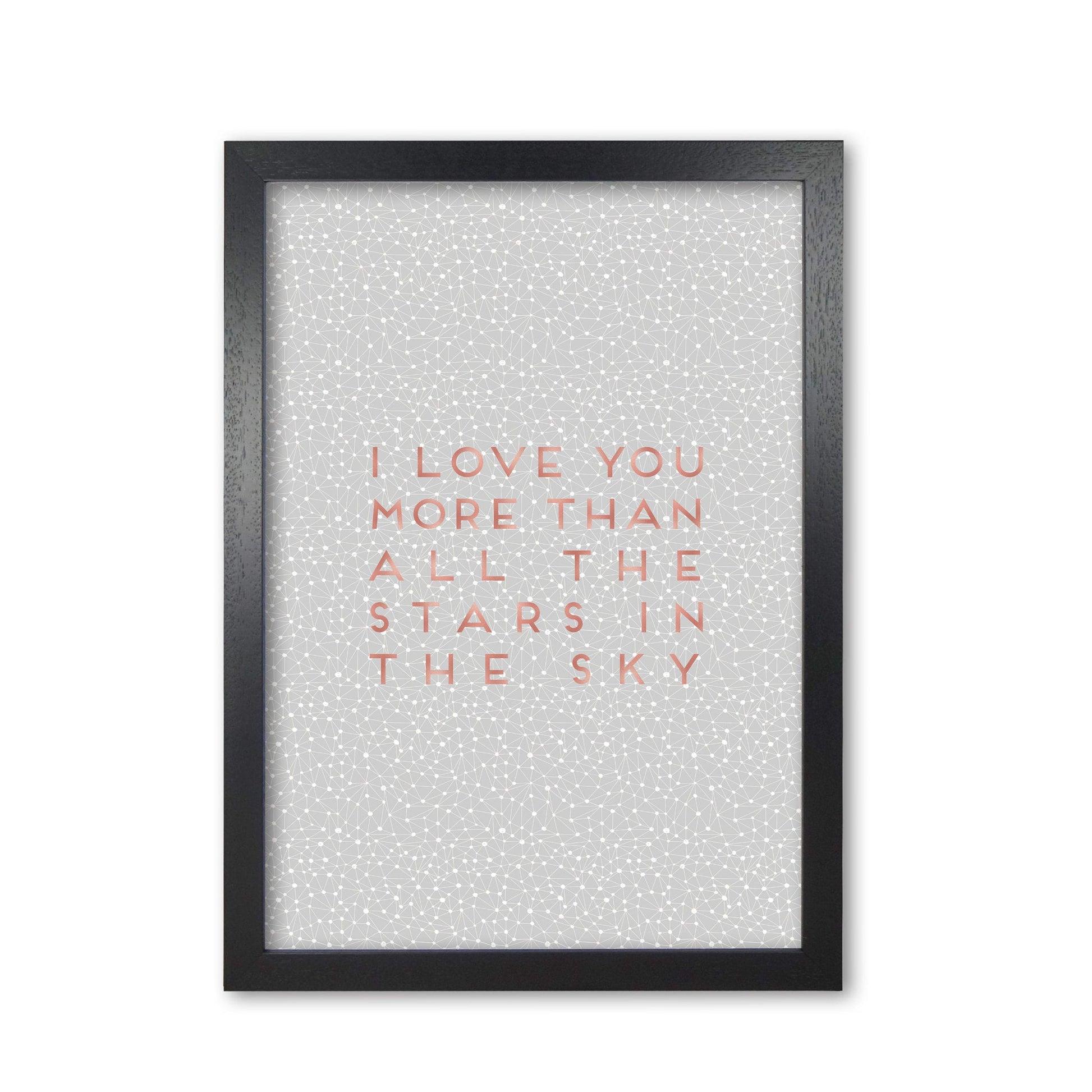 I love you quote fine art print by orara studio