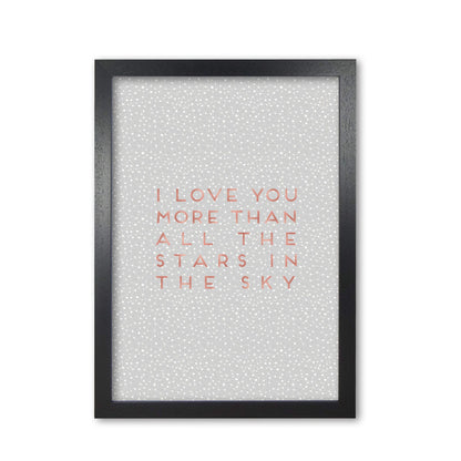 I love you quote fine art print by orara studio
