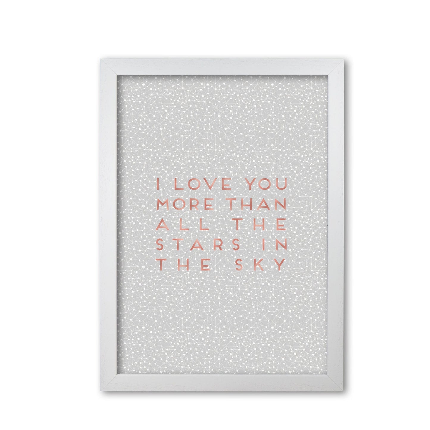 I love you quote fine art print by orara studio