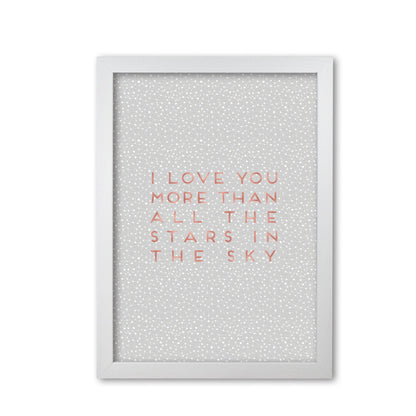 I love you quote fine art print by orara studio